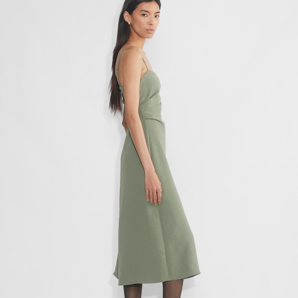 Aritzia Ninnette Dress in Sage Green - Picture 3 of 13